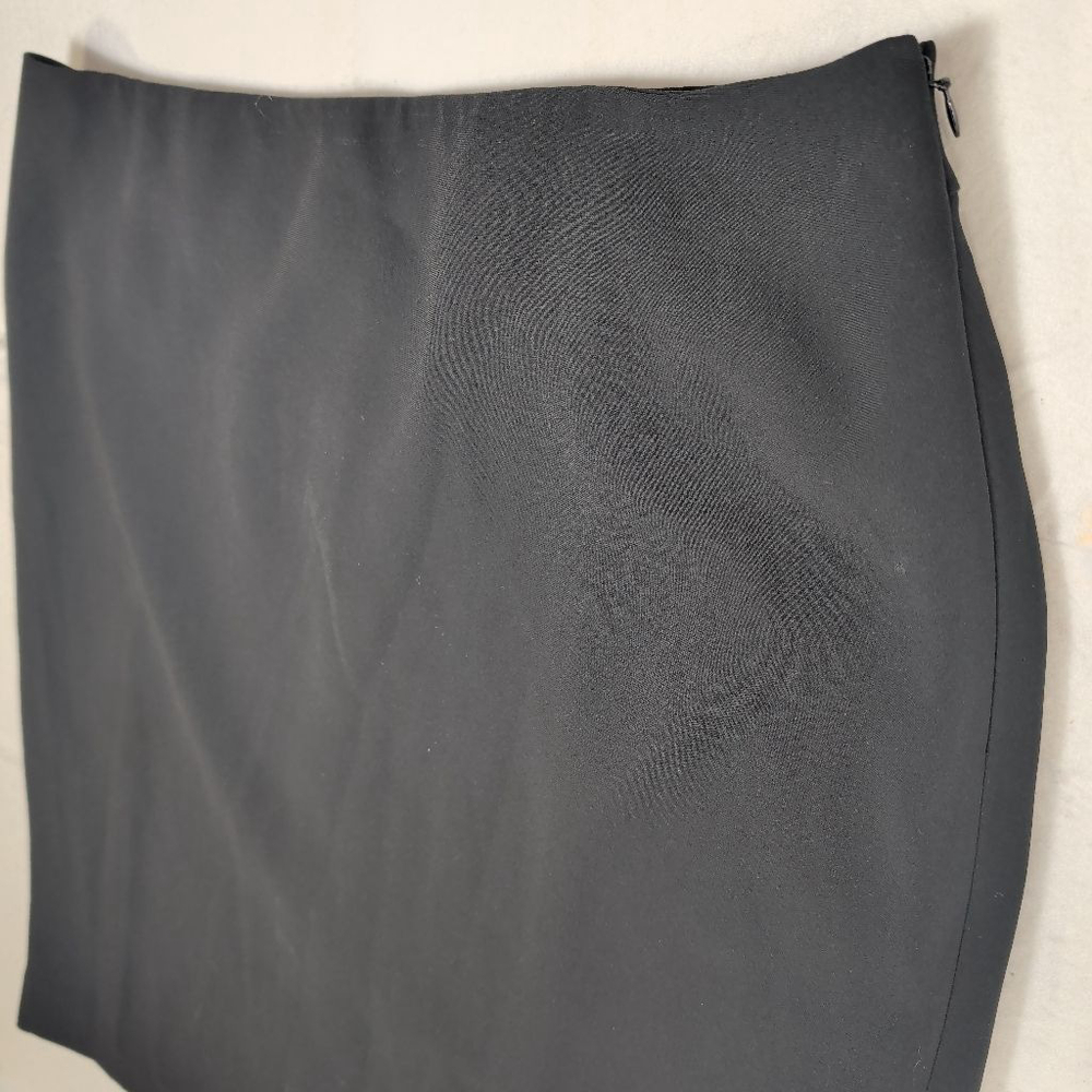 Women's ANN TAYLOR Black Pencil Skirt Size 14 - Picture 2 of 7